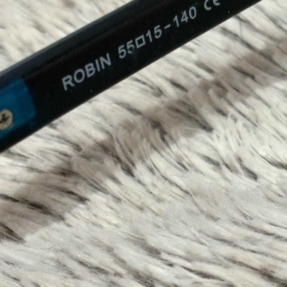 Blue Cut Rectangular Glasses With Clear Lenses - image 3